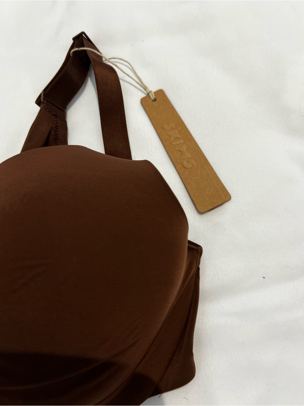 SKIMS Smoothing Intimates Full Coverage Lightly Lined Bra Cocoa Brown 34D NWT